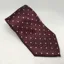 Equetech Junior Polka Dot Tie in Maroon/White